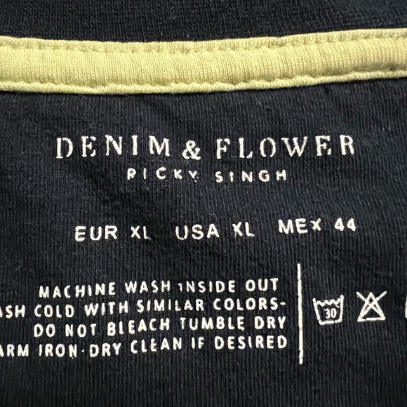 Denim & Flower Ricky Singh Nurture Nature Graphic Tee Men’s XL - Picture 2 of 3